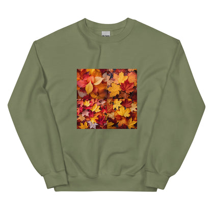 Fall leaves crewneck