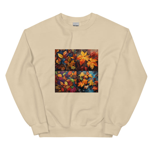 Fall leaves crewneck