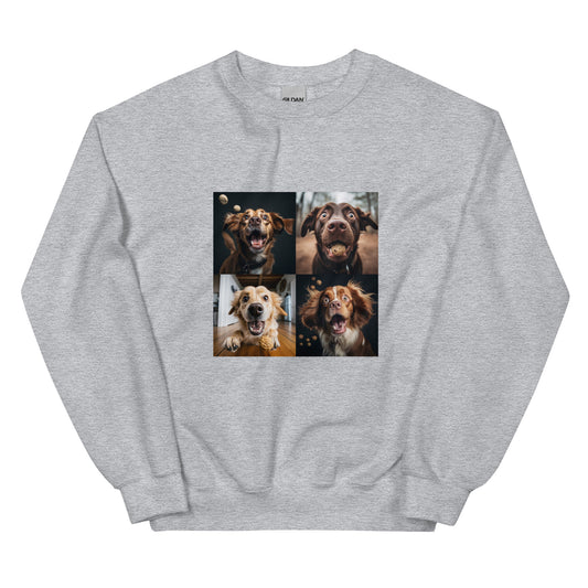 Funny dogs crewneck