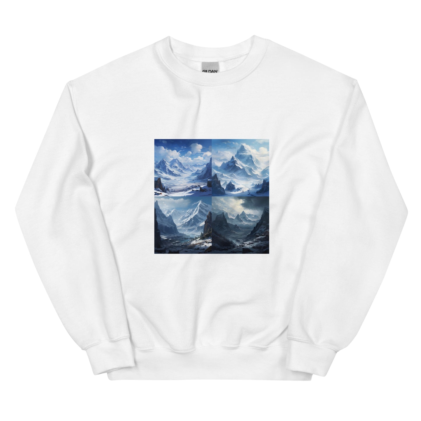 Snow mountain crewneck