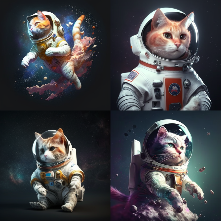 Space cat t-shirt